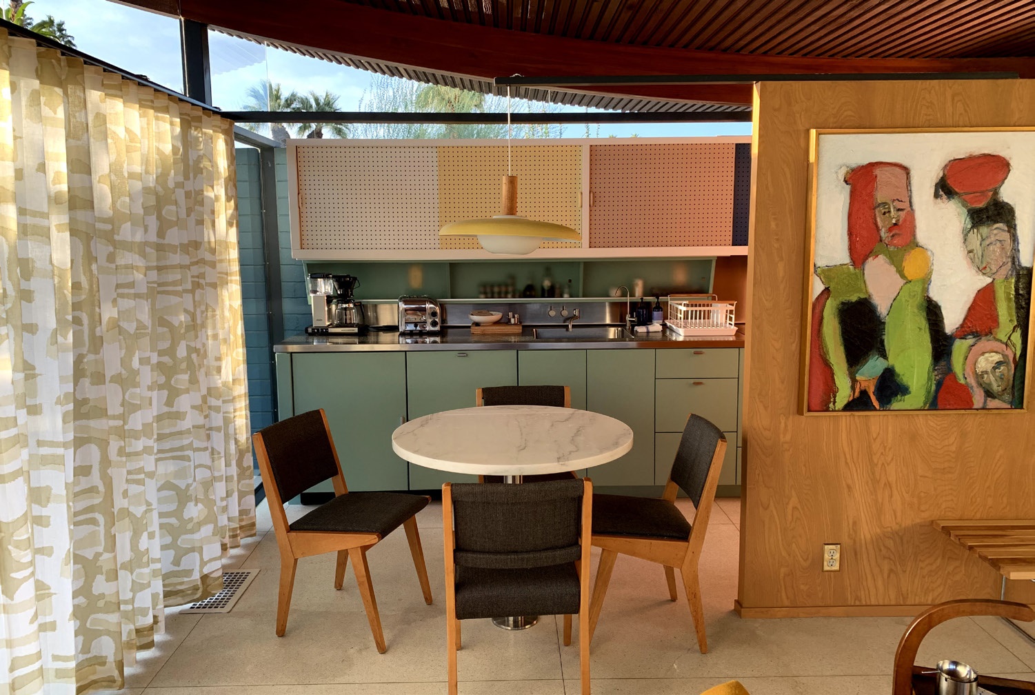 View towards kitchen post-rehabilitation